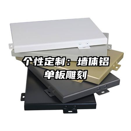个性定制：墙体铝单板雕刻